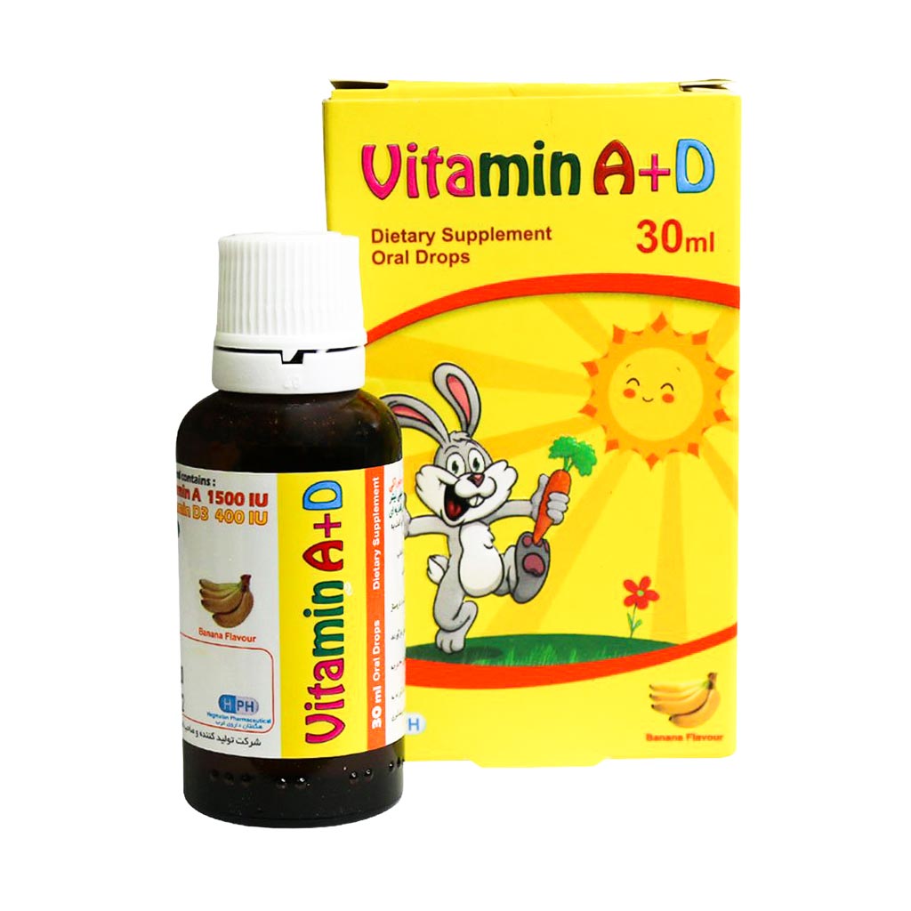 Hegmatan-Daru-Gharb-Vitamin-AD-Oral-Drop-30-ml.jpg قطره خوراکی آ+د هگمتان داروی غرب 30 میلی - Image 1